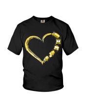 Bus driver heart Youth T-Shirt tile