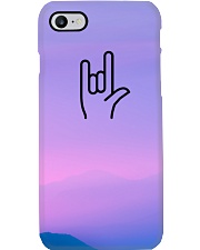 Purple ILY in ASL Phone Case i-phone-7-case
