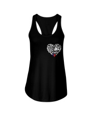 I LOVE TEXAS FROM BOTTOM OF MY HEART Ladies Flowy Tank thumbnail