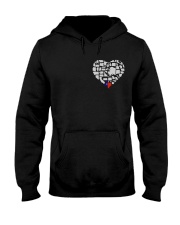 I LOVE TEXAS FROM BOTTOM OF MY HEART Hooded Sweatshirt thumbnail