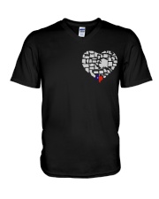 I LOVE TEXAS FROM BOTTOM OF MY HEART V-Neck T-Shirt thumbnail