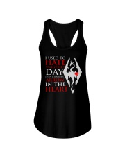 USED TO HATE VALENTINE DAY Ladies Flowy Tank thumbnail