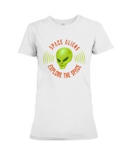 Alien explore the space Premium Fit Ladies Tee thumbnail