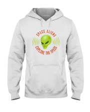 Alien explore the space Hooded Sweatshirt thumbnail