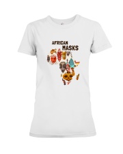 African mask Premium Fit Ladies Tee thumbnail