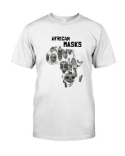 African mask 2black Premium Fit Mens Tee thumbnail