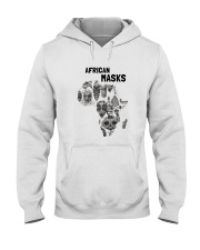 African mask 2black Hooded Sweatshirt thumbnail