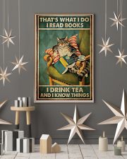Cat that's what I do I read books I drink tea and 11x17 Poster lifestyle-holiday-poster-1