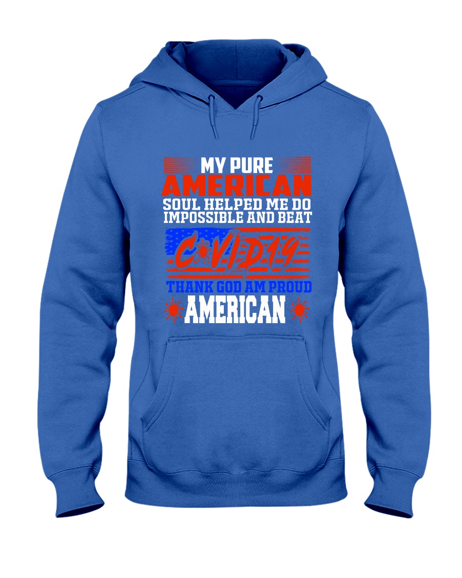 PROUD AMERICAN SOUL UNIQUE WORLD CLASS TRENDING Hooded Sweatshirt