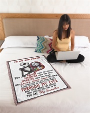 Limited Edition Small Fleece Blanket - 30" x 40" aos-coral-fleece-blanket-30x40-lifestyle-front-11