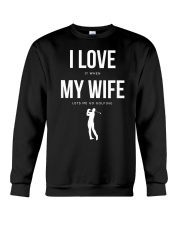 Mens I Love it when my Wife lets me go Golfing - Funny Shirt Men T-Shirt Crewneck Sweatshirt tile