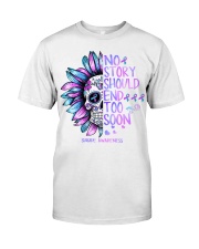 No Story Should End Too Soon Suicide Awareness Classic T-Shirt tile