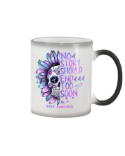 No Story Should End Too Soon Suicide Awareness Color Changing Mug tile