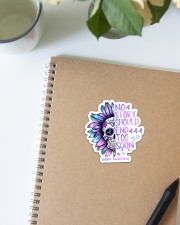 No Story Should End Too Soon Suicide Awareness Sticker - Single (Horizontal) aos-sticker-single-horizontal-lifestyle-front-14
