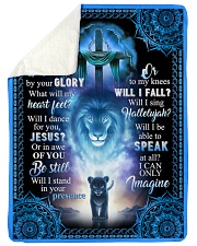 God - Lion - Fleece Blanket Sherpa Fleece Blanket tile