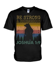 T-SHIRT - GOD - BE STRONG V-Neck T-Shirt tile