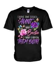 Bestie - T-Shirt V-Neck T-Shirt tile