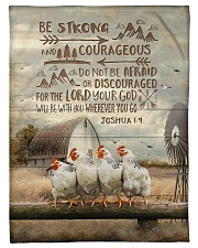 FLEECE BLANKET - GOD - CHICKEN Fleece Blanket tile