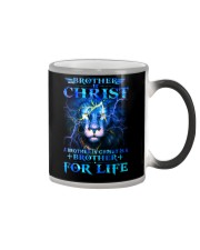 God - Brother In Christ - T-Shirt Color Changing Mug tile