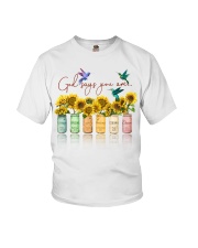 God - God Says You Are - Sticker Youth T-Shirt tile