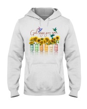 God - God Says You Are - Sticker Hooded Sweatshirt tile