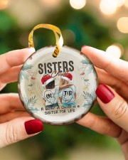 God - Sisters In Christ - Ornament Circle ornament - single (porcelain) aos-circle-ornament-single-porcelain-lifestyles-08