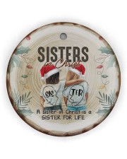 God - Sisters In Christ - Ornament Circle Ornament (Wood tile