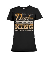 T-SHIRT - GOD - SON OF THE KING Premium Fit Ladies Tee tile
