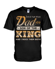 T-SHIRT - GOD - SON OF THE KING V-Neck T-Shirt tile