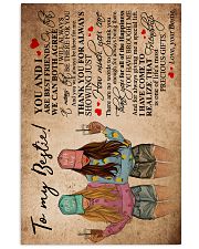 TO MY BESTIE 16x24 Poster front