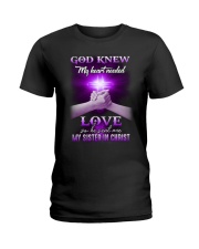 God - Sister In Christ - Hands - T-Shirt Ladies T-Shirt tile