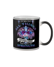 God - I Can Do All Things - T-Shirt Color Changing Mug tile