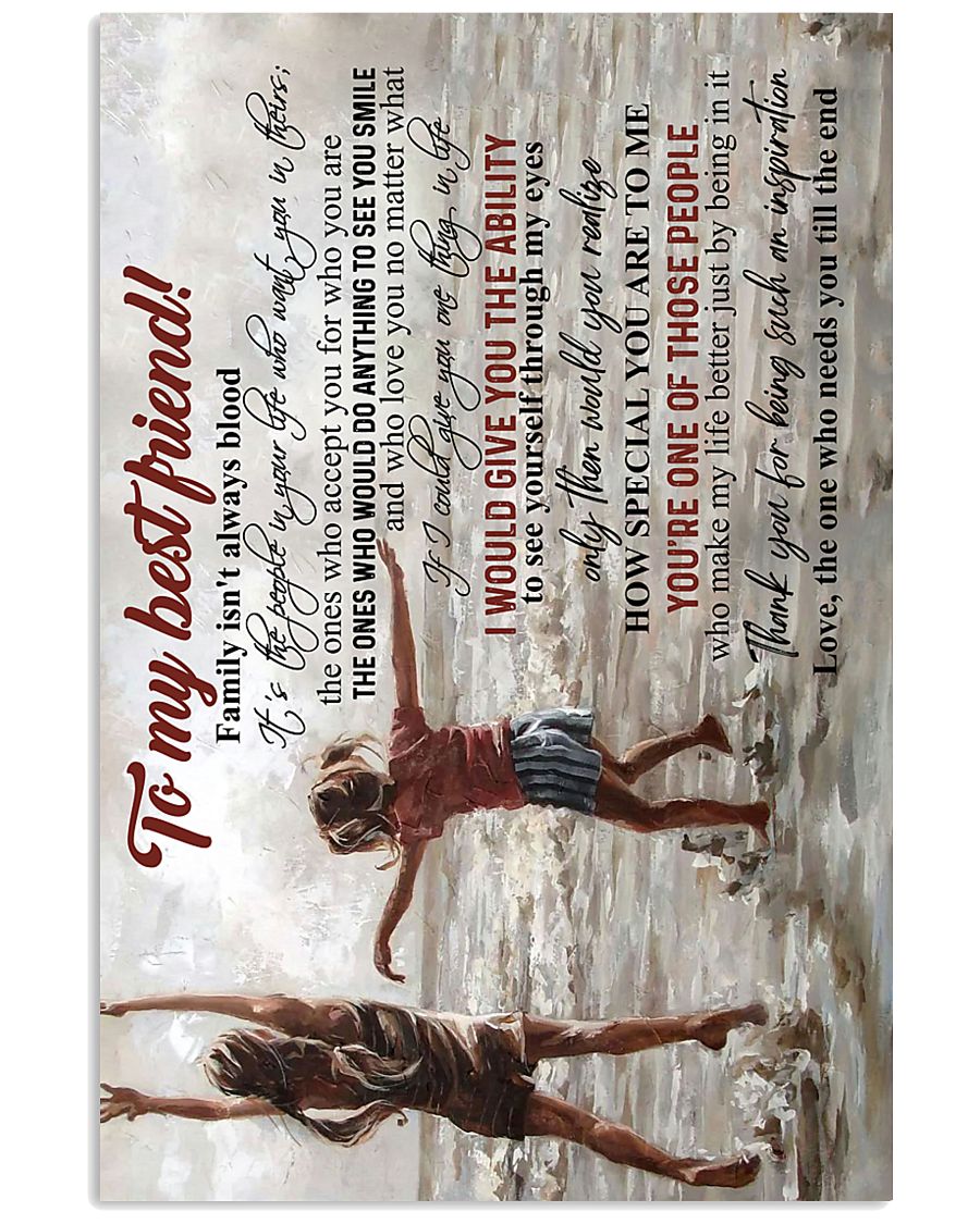 TO MY BESTIE - GIRLS - THANK YOU 16x24 Poster