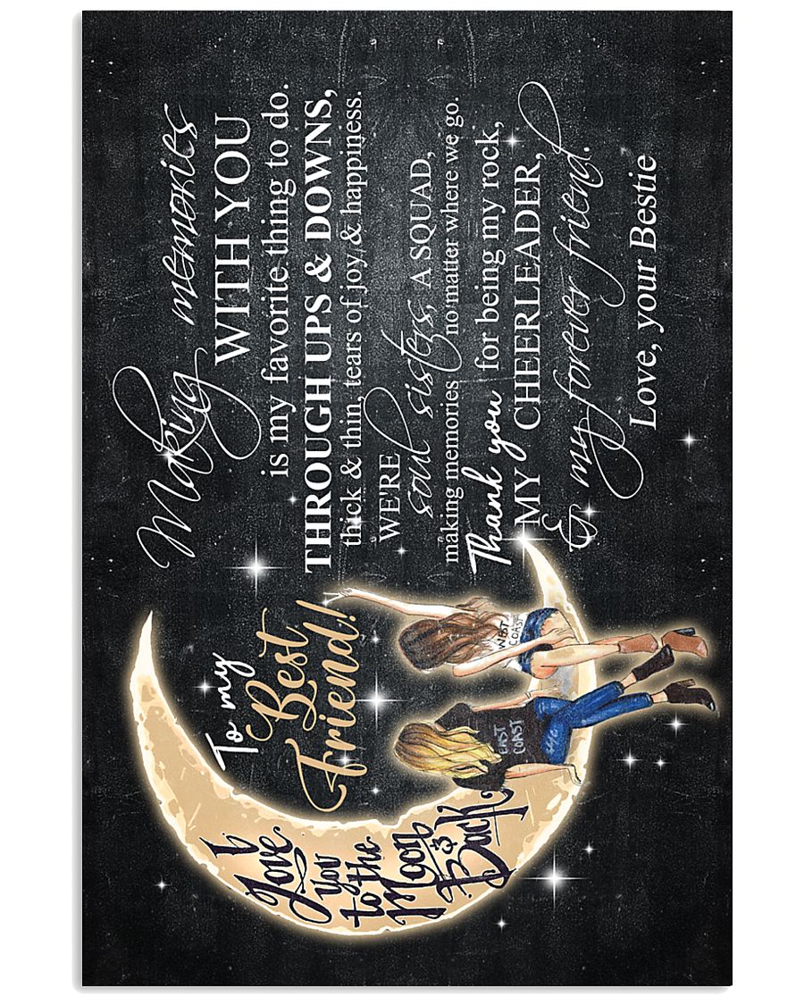 TO MY BEST FRIEND 16x24 Poster