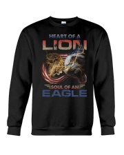 God - Lion - Us Flag - T-Shirt Crewneck Sweatshirt tile
