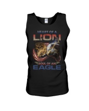 God - Lion - Us Flag - T-Shirt Unisex Tank tile