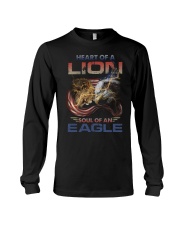 God - Lion - Us Flag - T-Shirt Long Sleeve Tee tile