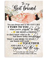 TO MY BEST FRIEND 16x24 Poster front