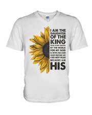 God - God Says You Are - Sticker V-Neck T-Shirt tile