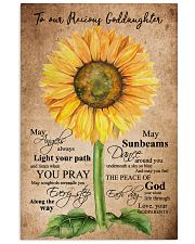 To Our Precious Goddaughter 16x24 Poster front