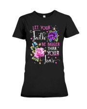 God - Let Your Faith - T-Shirt Premium Fit Ladies Tee tile