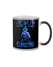 God - Therapy - Fishing - T-Shirt Color Changing Mug tile