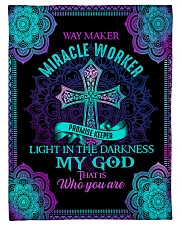 God - Way Maker - Fleece Blanket Small Fleece Blanket - 30" x 40" front