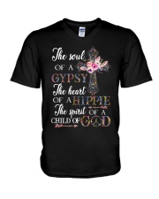 God - Hippie - T-Shirt V-Neck T-Shirt tile