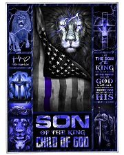 God - Son Of The King - Fleece Blanket Large Fleece Blanket - 60" x 80" front