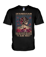 God - Daughter Of The King - T-Shirt V-Neck T-Shirt tile