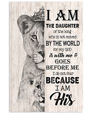 GOD - LION - I AM HIS 16x24 Poster front