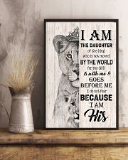 GOD - LION - I AM HIS 16x24 Poster lifestyle-poster-3