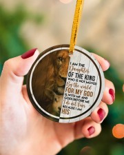 God - Daughter Of The King - Circle Ornament Circle ornament - single (porcelain) aos-circle-ornament-single-porcelain-lifestyles-09