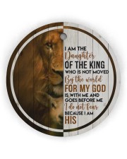 God - Daughter Of The King - Circle Ornament Circle Ornament (Wood tile
